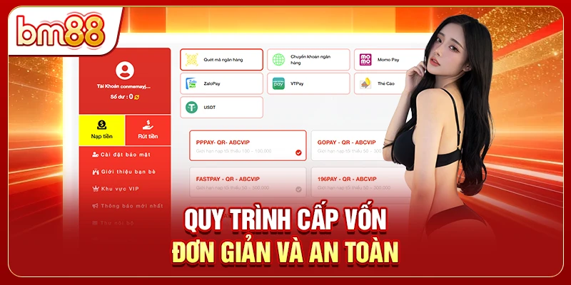 Quy trình cấp vốn đơn giản và an toàn 
